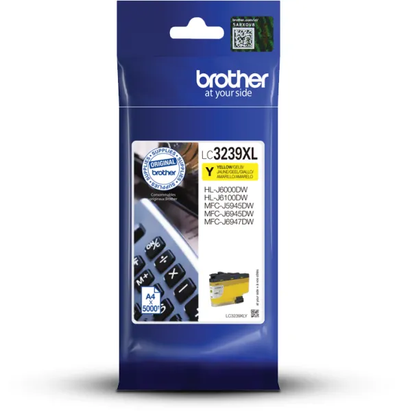 Brother LC3239XL bläckpatron gul