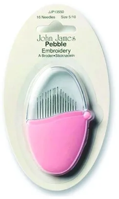 John James Pebbles Assorterade Broderinålar Storlek 5/10 16 st.