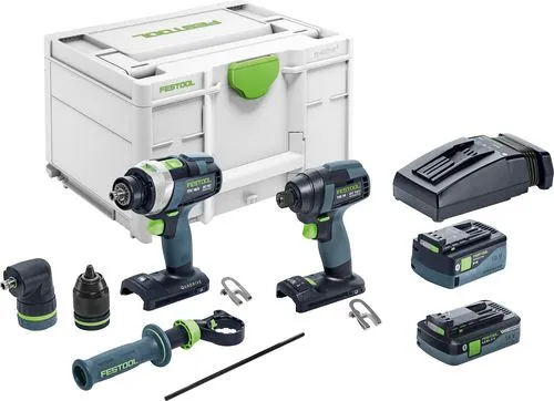 Festool Skruv- och Borrsats TID 18 5.0/4.0-Set TPC 18/4