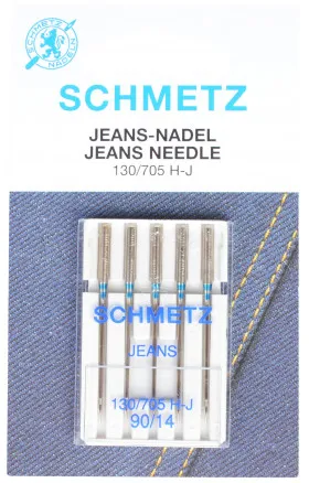 Schmetz Symaskinsnålar Jeans 90 - 5 st.