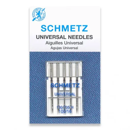 Schmetz Symaskinsnålar Universal 130/705H Storlek 100 - 5 st.