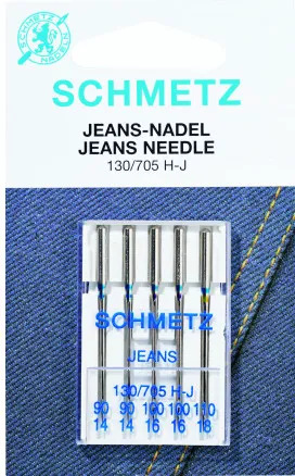 Schmetz Symaskinsnålar Jeans 100 - 5 st.