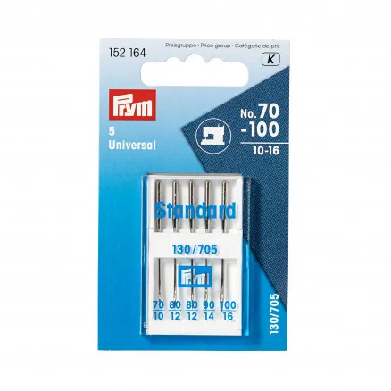 Prym Symaskinsnålar Universal 130/705 Storlek 70-100 - 5 st.